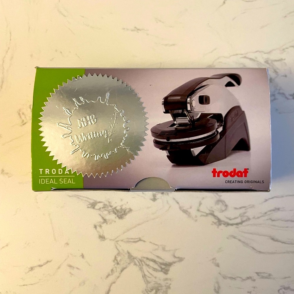 Trodat Ideal Seal Envelope Paper Seal Press Hand held Embosser Stamp